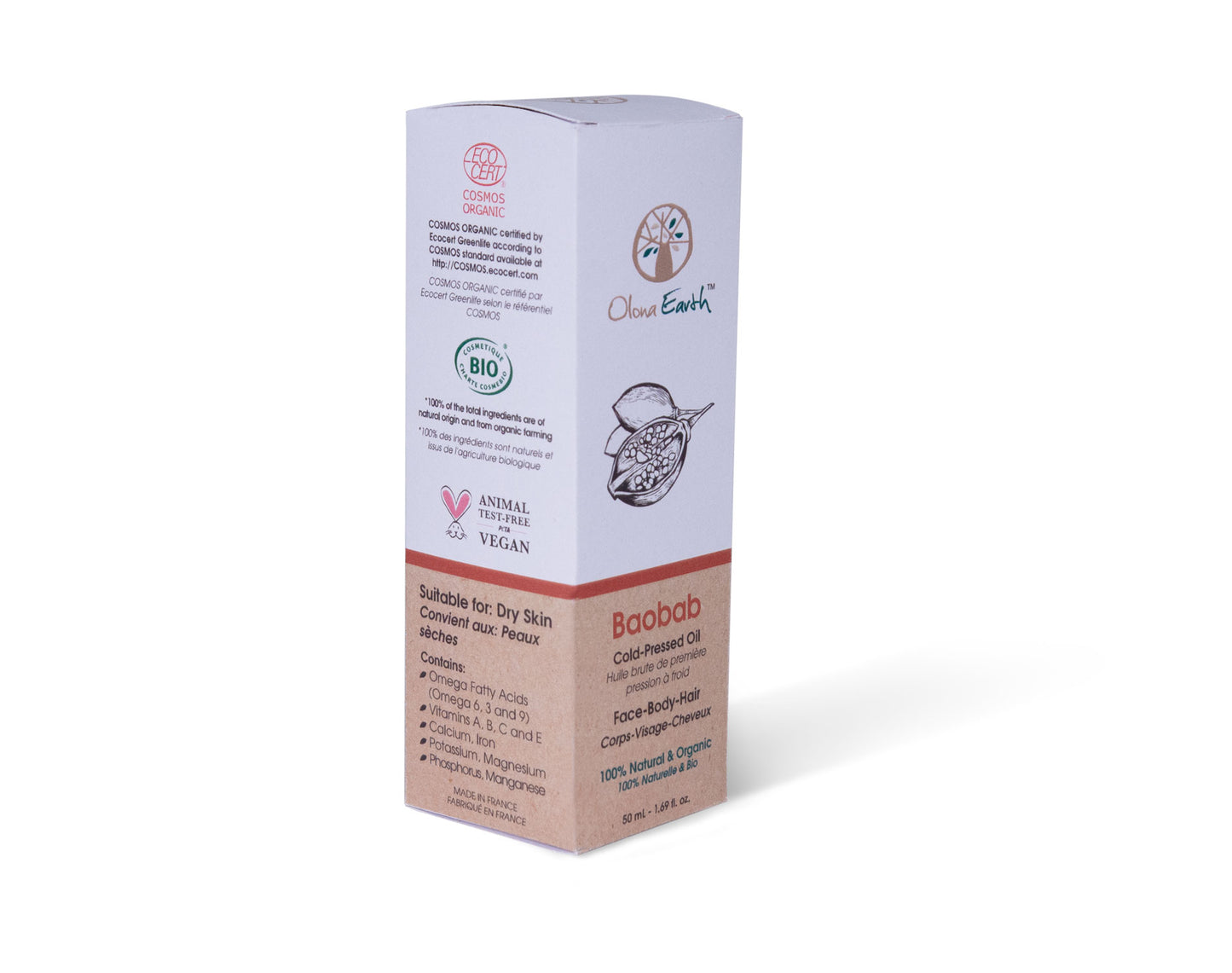 100% Organic Baobab Cold-Pressed Extra Nourishing Oil