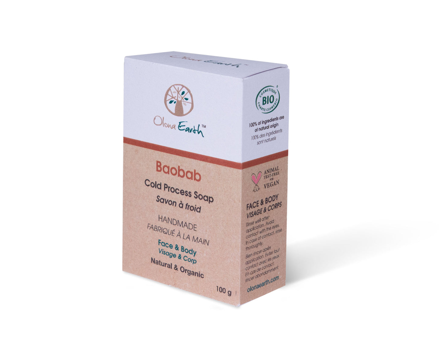 Organic Baobab Cold Process Soap