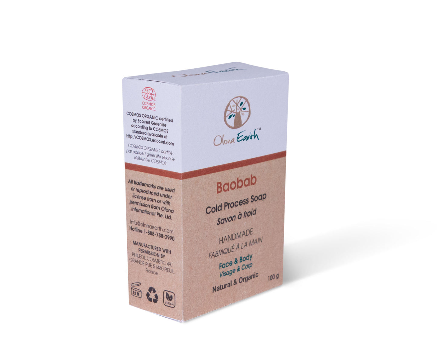 Organic Baobab Cold Process Soap