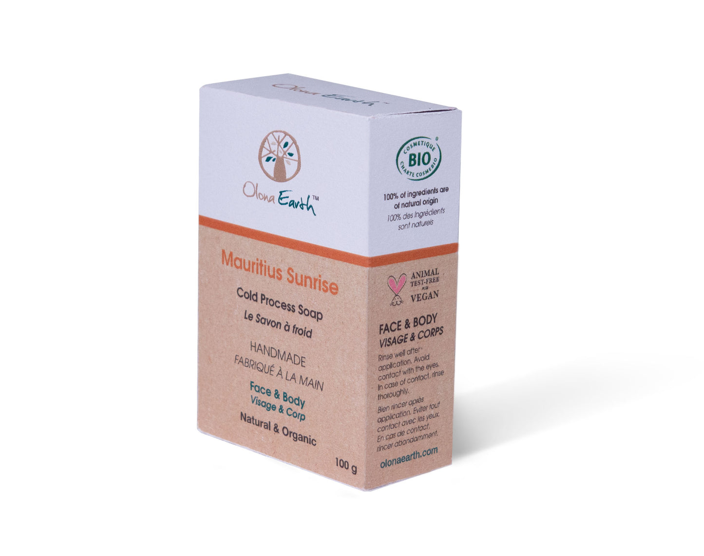 Organic Mauritius Sunrise Cold Process Soap