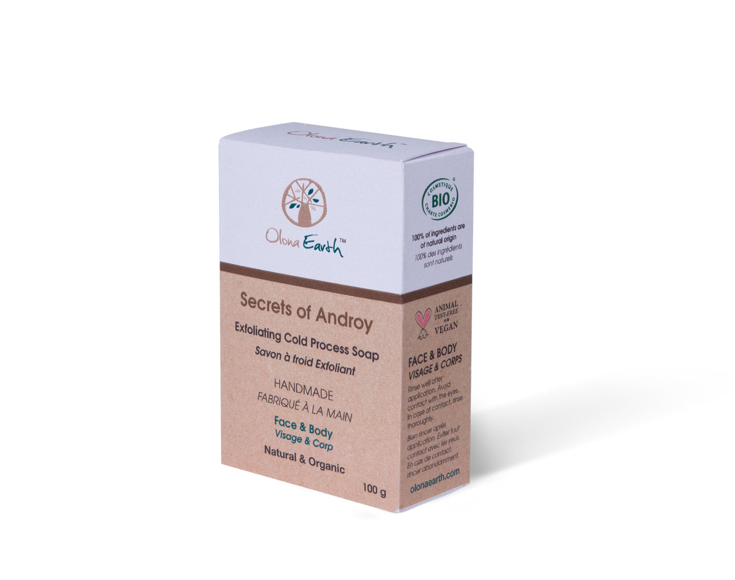 Organic Secrets of Androy Cold Process Exfoliating Soap