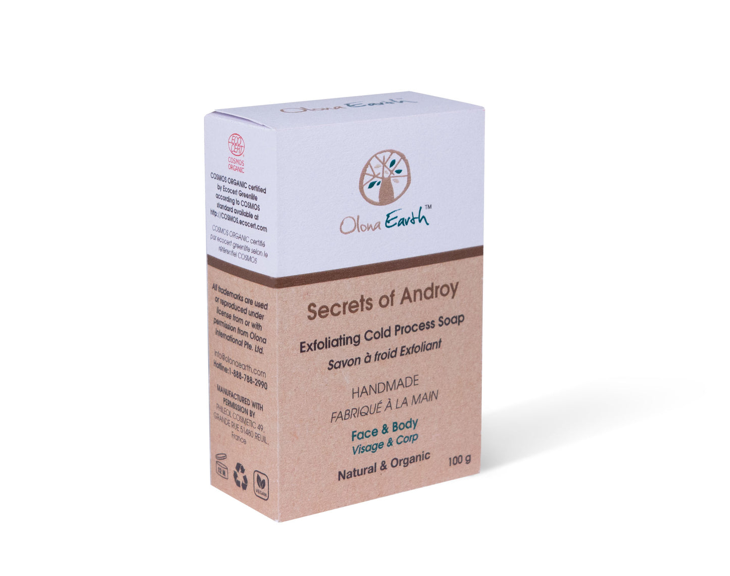 Organic Secrets of Androy Cold Process Exfoliating Soap